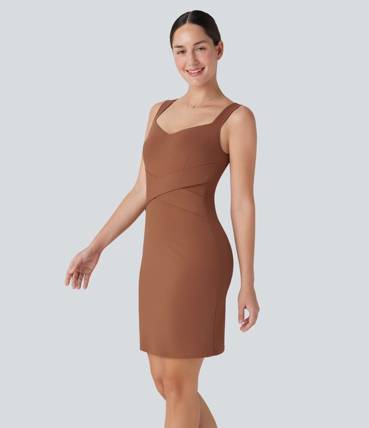 Backless Bodycon Mini Casual Dress