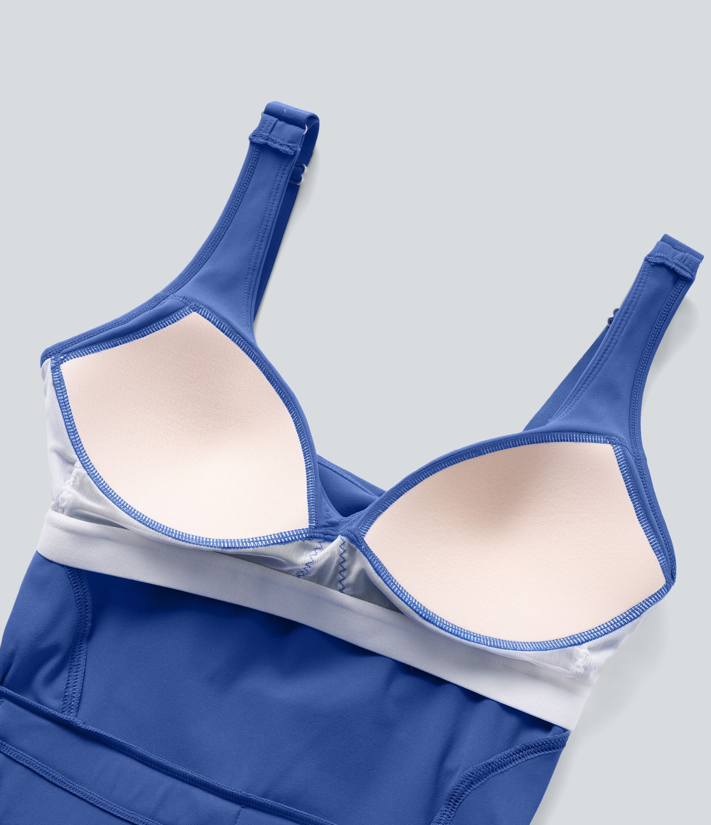 Softlyzero™ Plush - Rückenfreies 2-in-1 Yoga-Aktivkleid mit Seitentaschen, verstellbaren Trägern und geformten Cups -  Easy Peezy