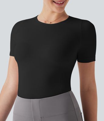 OneForm Seamless Flow Smoothing Adjustable Leg Straps Work Bodysuit-Easy Peezy