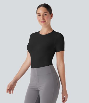 OneForm Seamless Flow Smoothing Adjustable Leg Straps Work Bodysuit-Easy Peezy