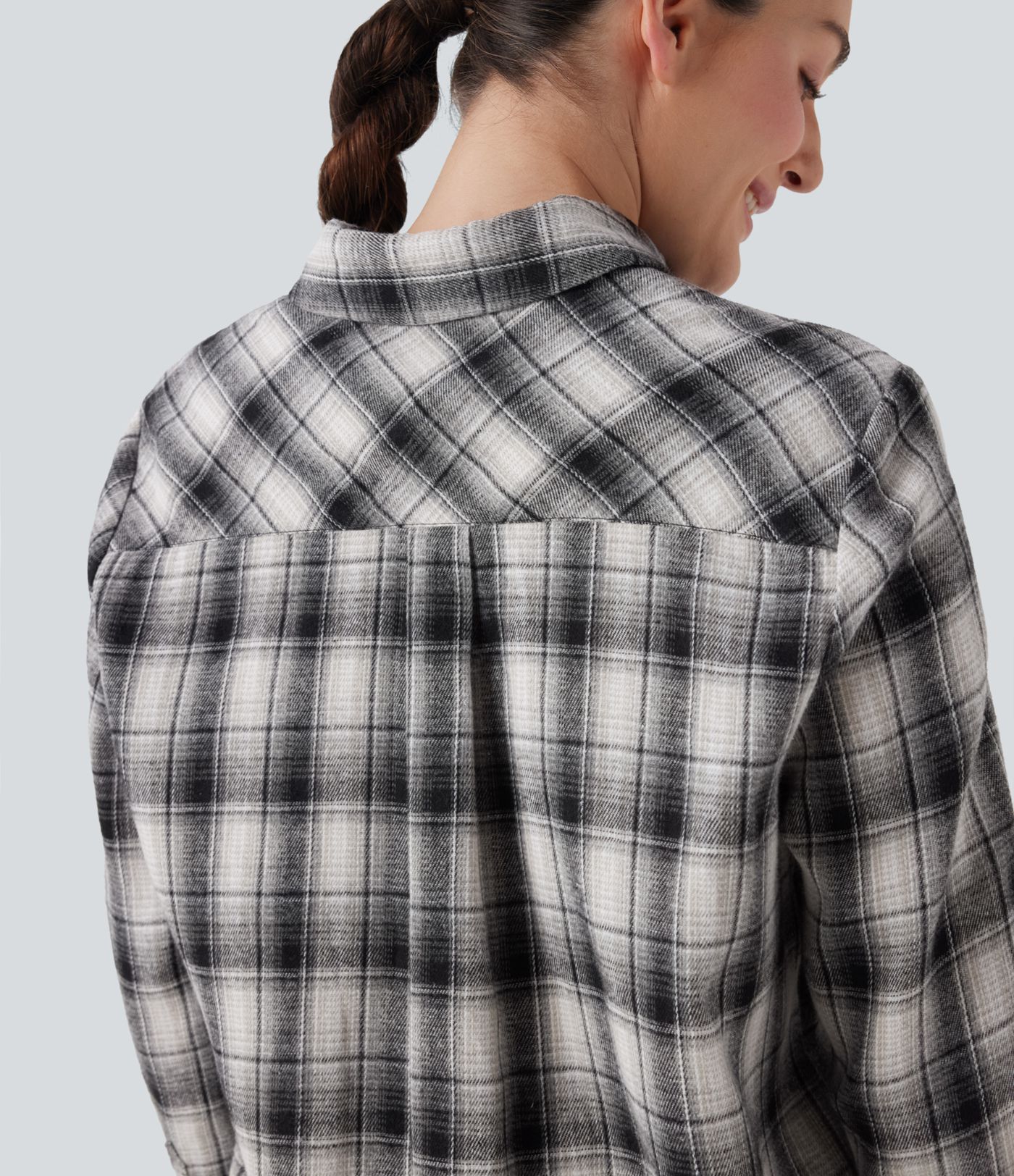 Long Sleeve Plaid Casual Shirt