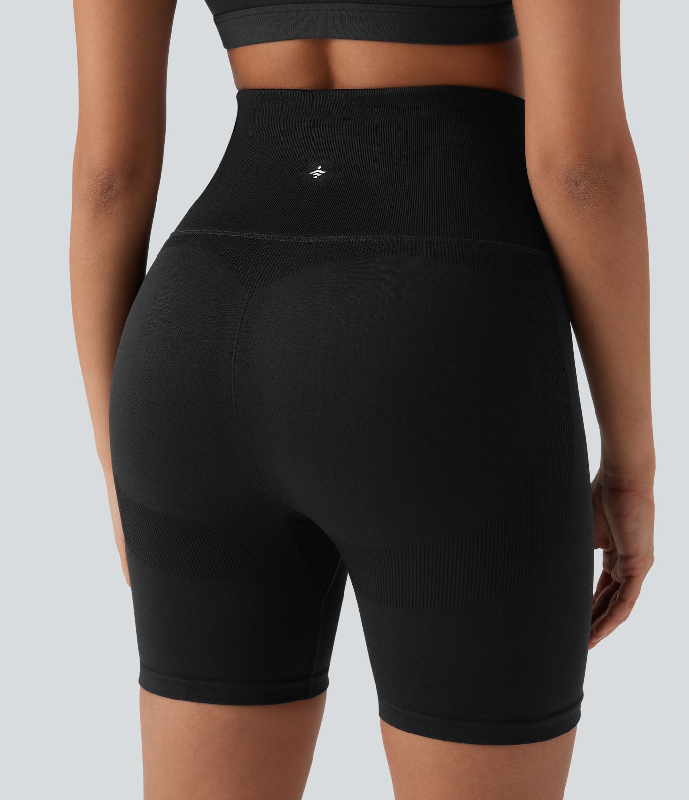 Short cycliste taille haute color block repliable sans couture OneForm Seamless Flow Short cycliste taille haute color block repliable sans couture OneForm Seamless Flow