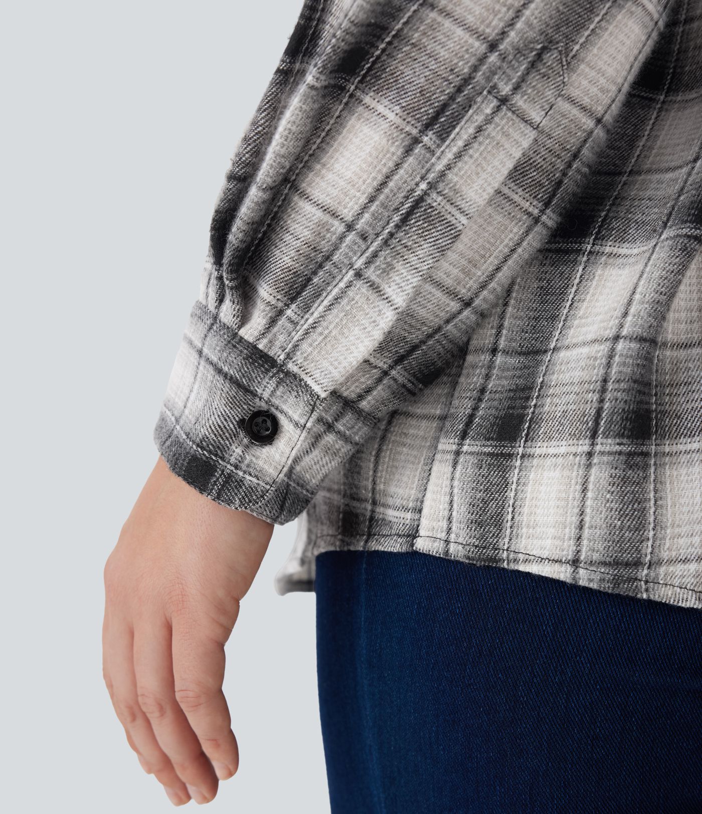 Long Sleeve Plaid Casual Shirt