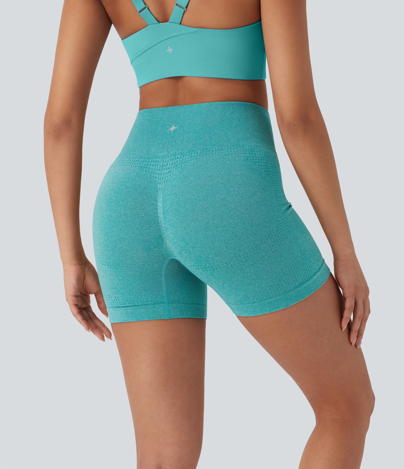 OneForm Seamless Flow High Waisted Yoga Biker Shorts 5''