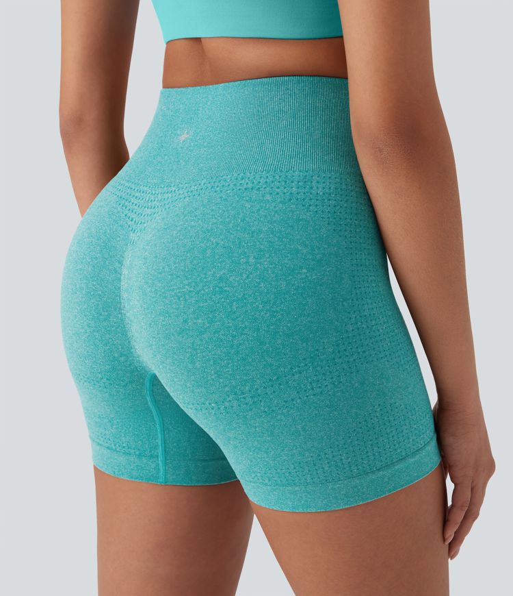 OneForm Seamless Flow High Waisted Yoga Biker Shorts 5''