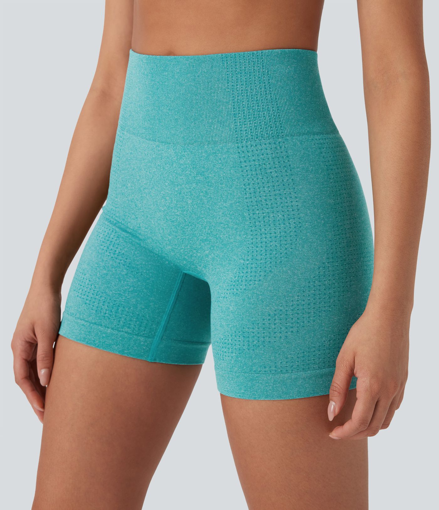 OneForm Seamless Flow High Waisted Yoga Biker Shorts 5''