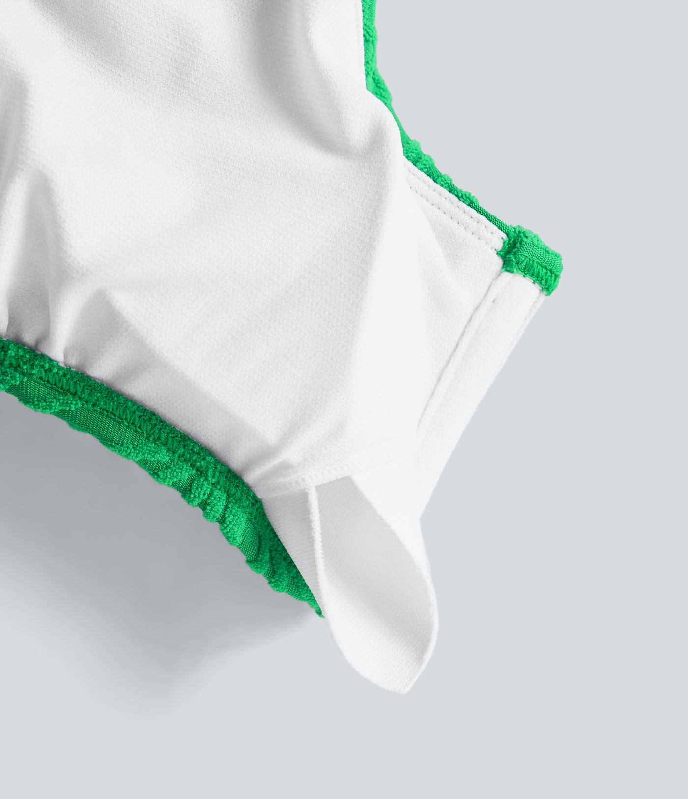 Adjustable Strap Texture Bikini Top Swimsuit