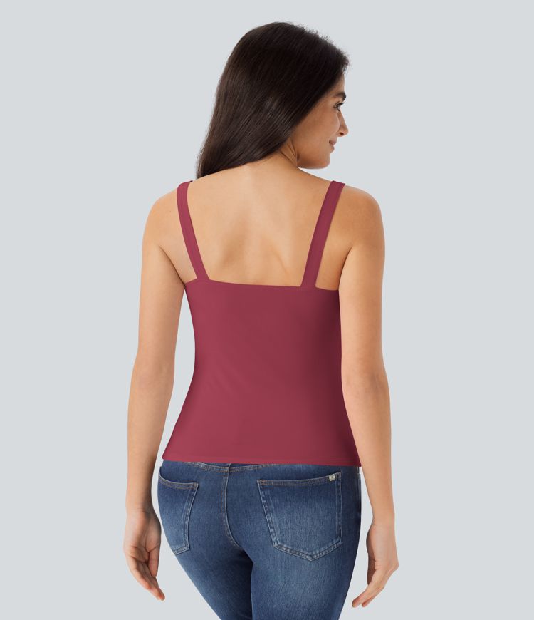 Lässiges, rückenfreies Tanktop mit Rüschen