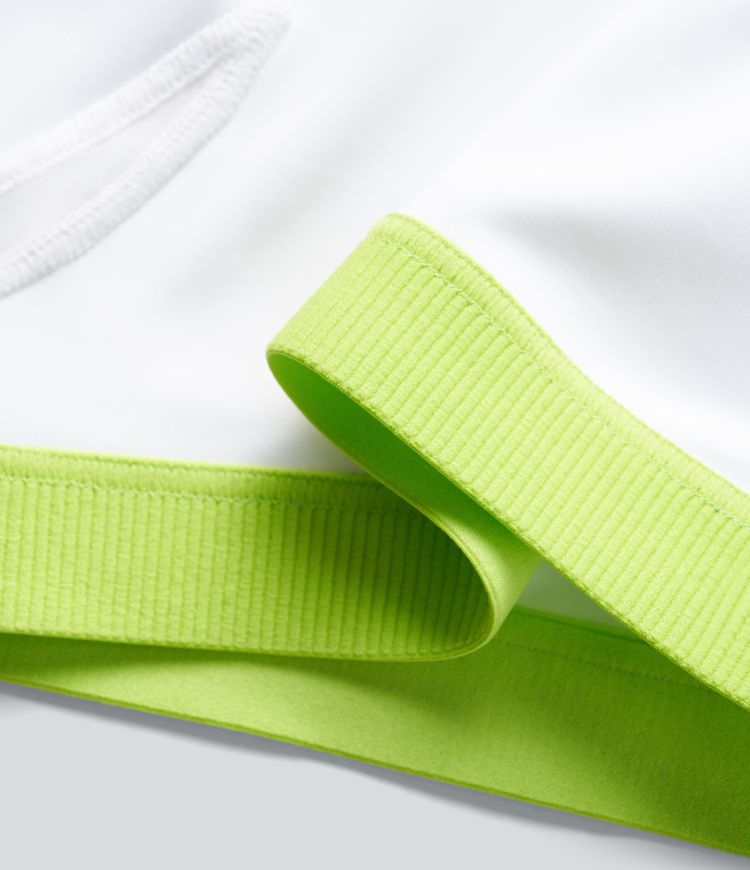 SpeedWave™ High Waisted Contrast Mesh Quick Dry Training Biker Shorts 7'' with Pockets