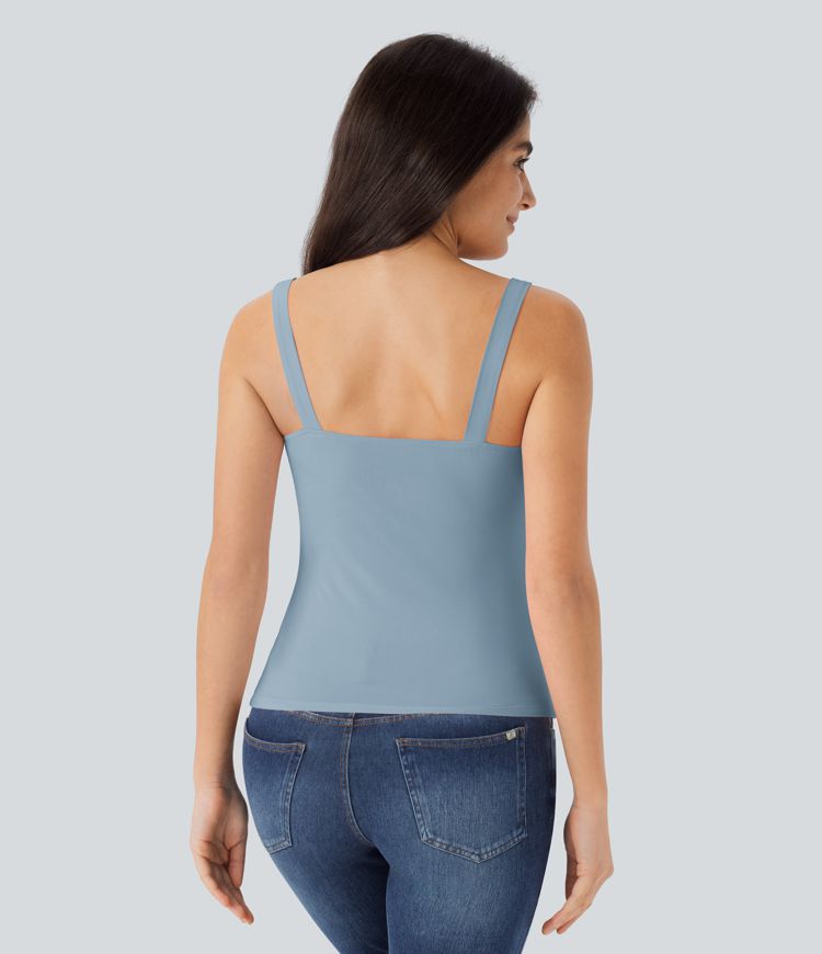 Lässiges, rückenfreies Tanktop mit Rüschen