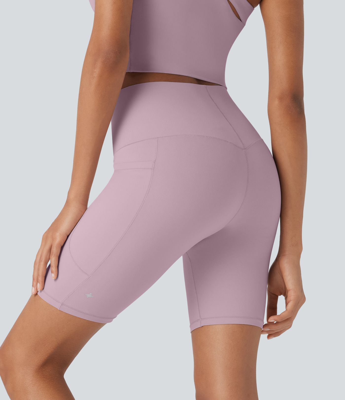 Halara UltraSculpt™ Cool Biker Shorts with quick-drying with 18 cm abdomen sculpting effect with side pockets and UPF 50+