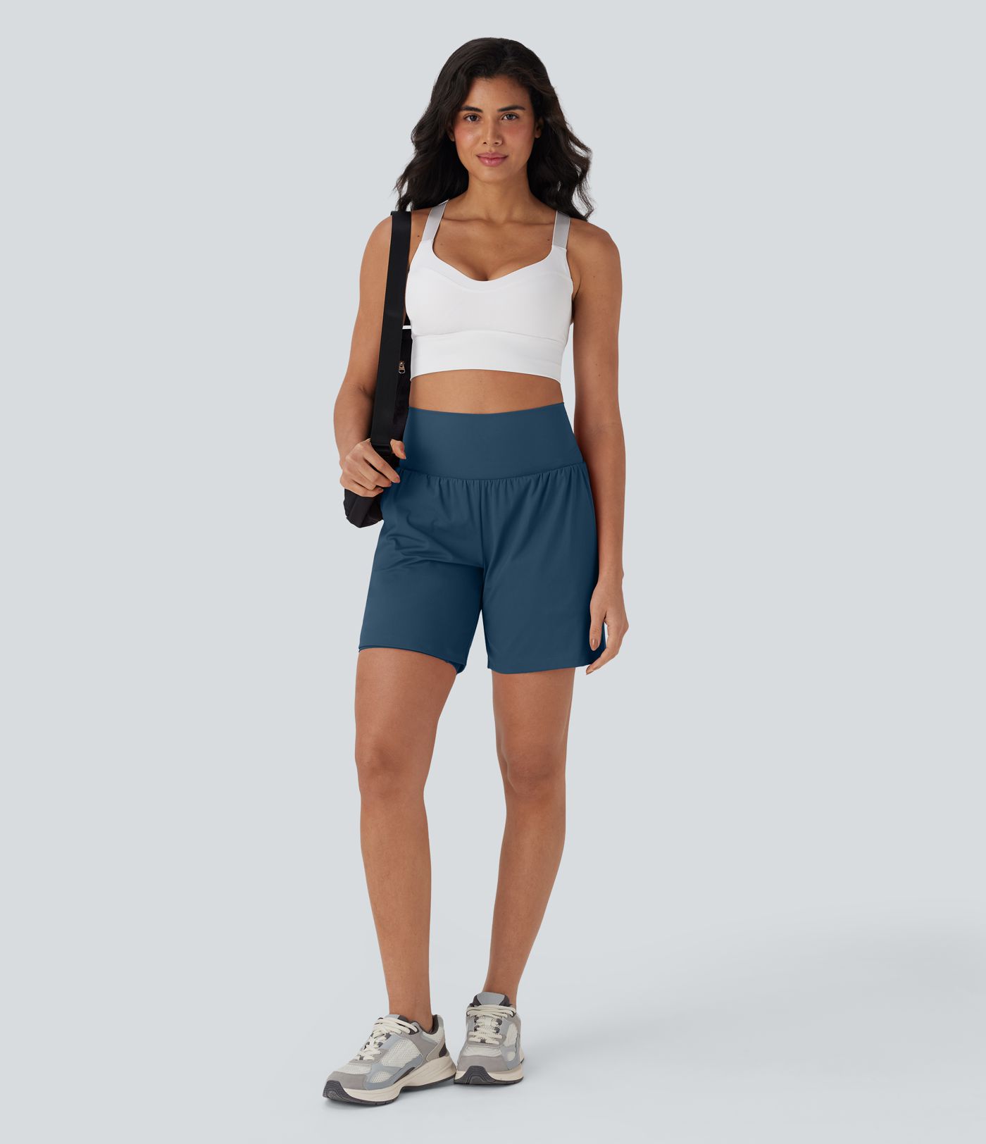 Softlyzero™ Airy Super High Waisted 2-in-1  Yoga Shorts 7" with Pockets