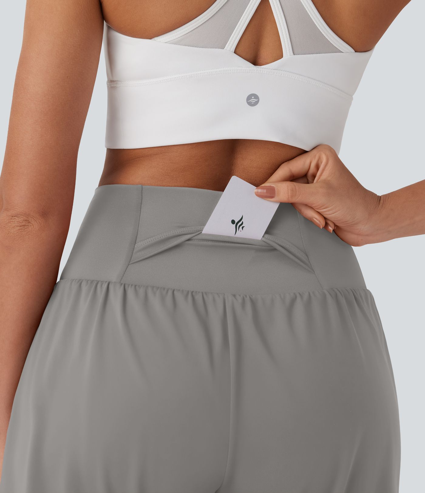 SoftlyZero™ Airy Super High Waisted 2-in-1 Cool Touch Yoga Shorts 7" with Pockets