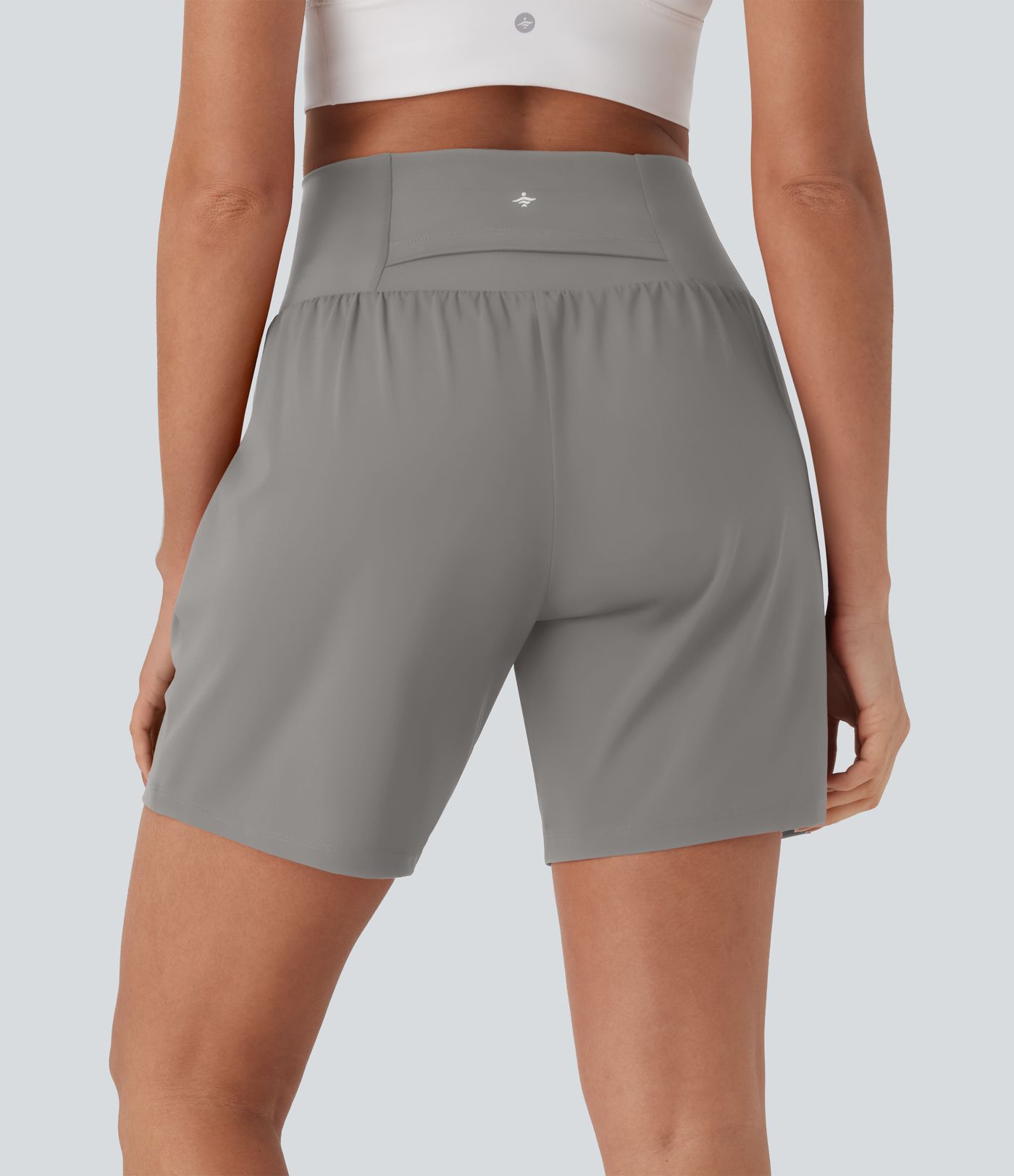 SoftlyZero™ Airy Super High Waisted 2-in-1 Cool Touch Yoga Shorts 7" with Pockets