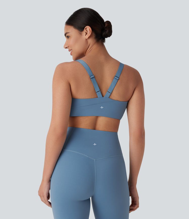 Halara UltraSculpt™ Medium Support  U Neck Workout Sports Bra A-C Cups