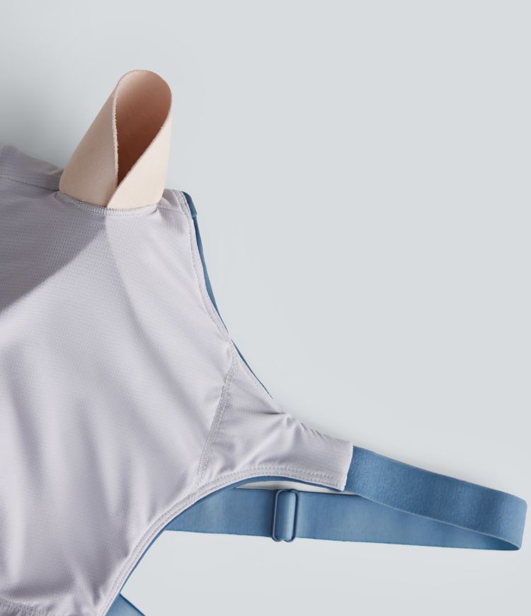 Halara UltraSculpt™ Medium Support  U Neck Workout Sports Bra A-C Cups