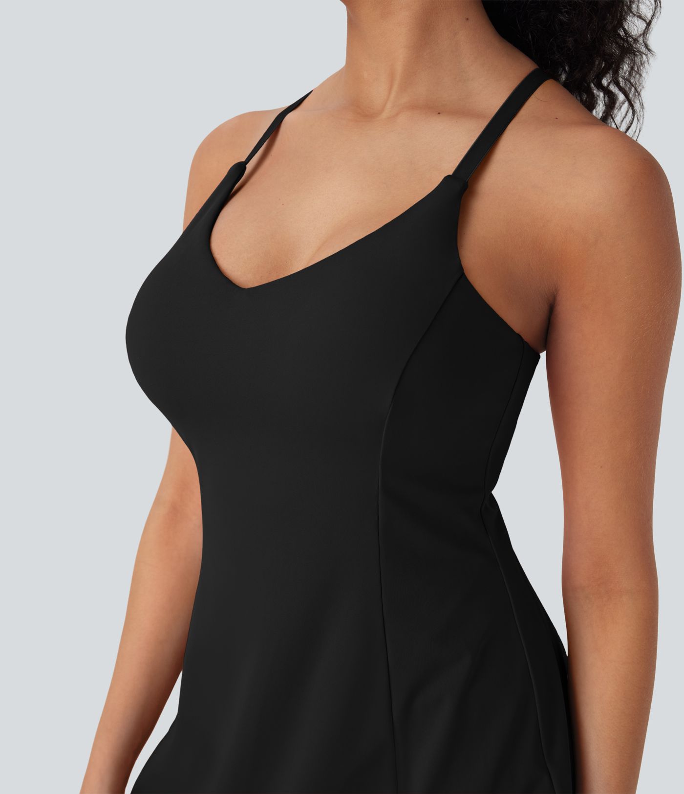 SoftlyZero™ Airy 2-in-1 Cool Touch Mini Dance Active Dress with Pockets-Easy Peezy Edition D-F Cups