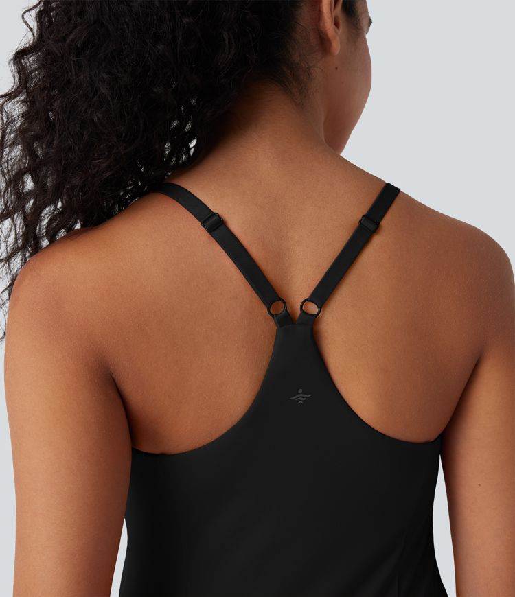 SoftlyZero™ Airy 2-in-1 Cool Touch Mini Dance Active Dress with Pockets-Easy Peezy Edition D-F Cups