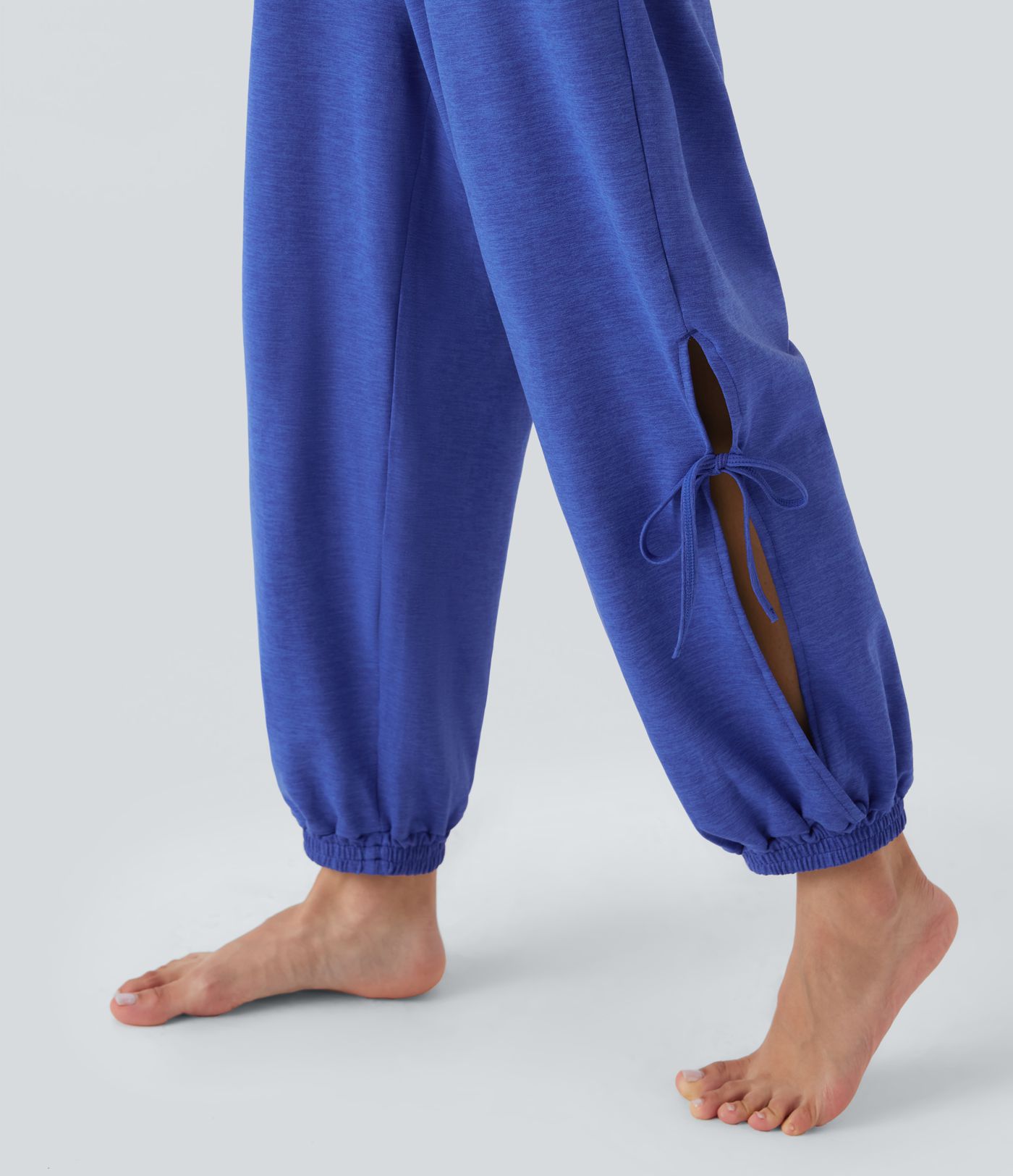 Sleeveless Cut Out Drawstring Yoga Jumpsuit with Pockets