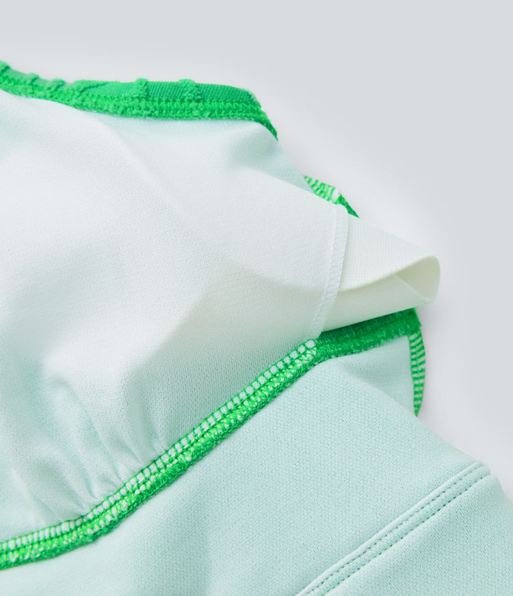 Cut Out 2-in-1 Mini Swim Dress