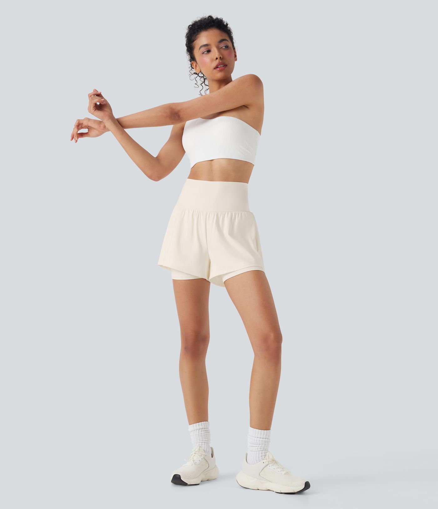 Softlyzero™ Airy Super High Waisted 2-in-1  Yoga Shorts 5'' with Pockets