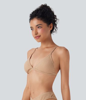 Tie Back Gingham Bikini Top Swimsuit Tie Back Gingham Bikini Top Swimsuit
