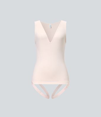 Varratmentes V-nyakú ujjatlan alakformáló body - Könnyű Kiadás