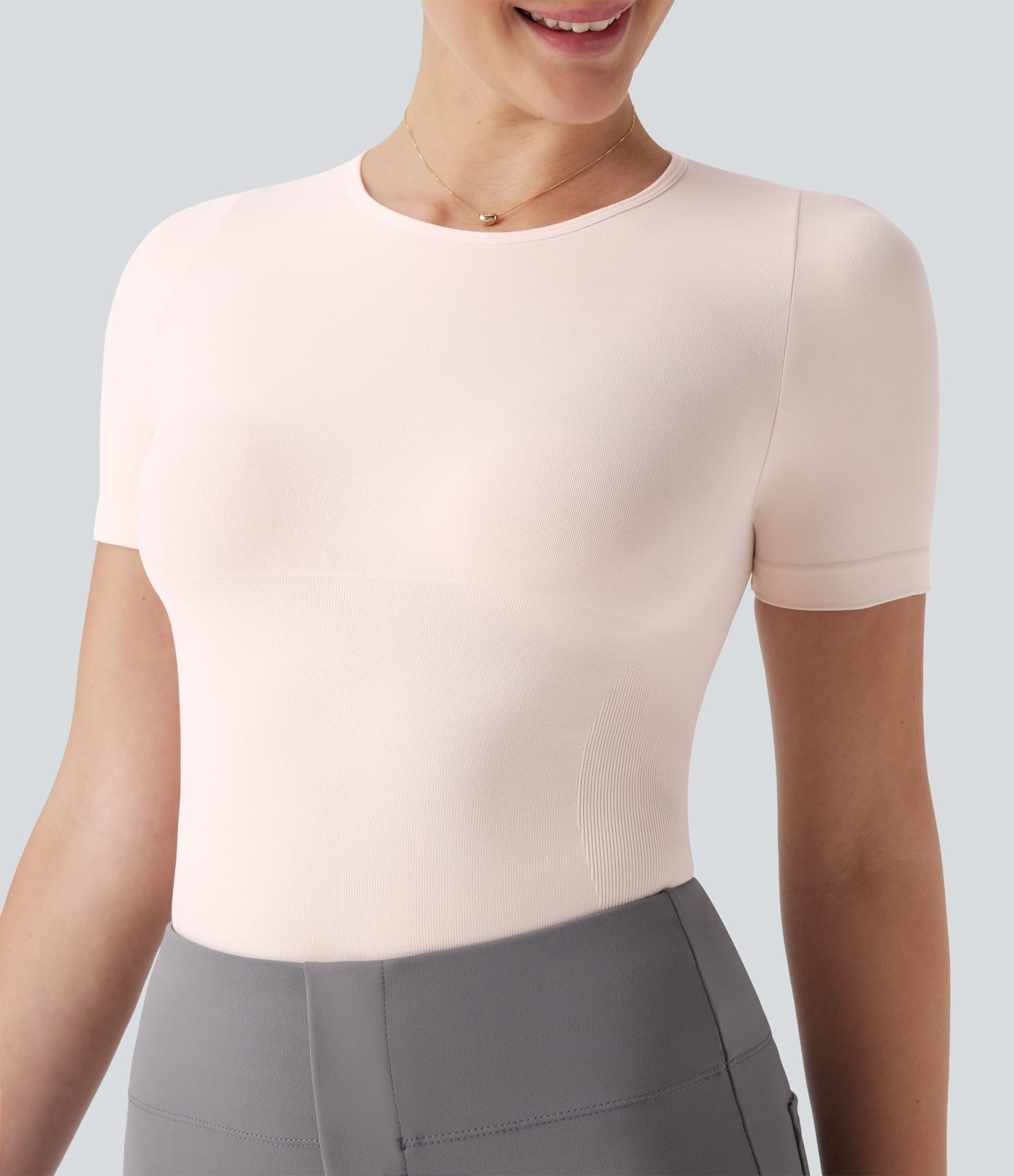 OneForm Seamless Flow Smoothing Adjustable Leg Straps Work Bodysuit-Easy Peezy