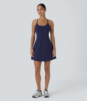 SoftlyZero™ Plush Backless Active Dress A-C Cups