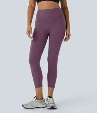 Halara UltraSculpt™ High Waisted Scrunch Butt Lifting Tummy Control Pocket Shaping Capri Training Leggings