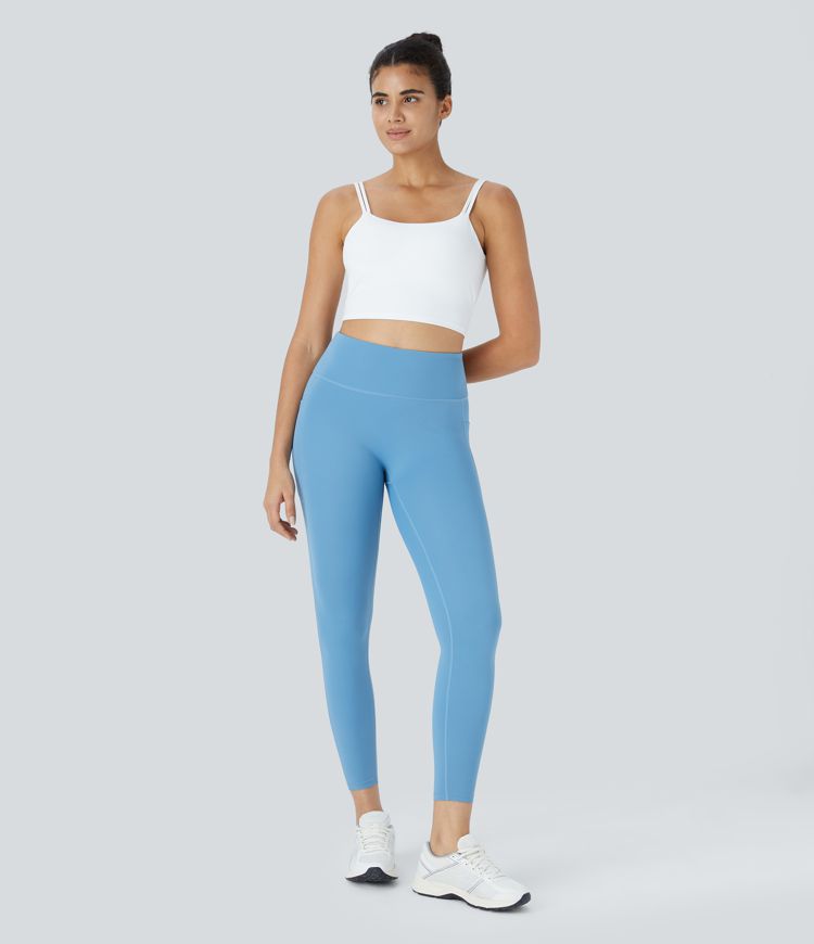 Double Straps Cropped Yoga Tank Top