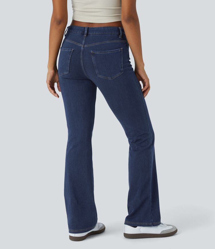 Halara Flex™ Mid Rise Pockets Casual Bootcut Jeans