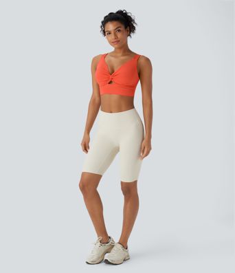 SoftlyZero™ Въздушен Сутиен за Ниска Поддръжка Ефект за Йога и Спорт за Чашки D-F