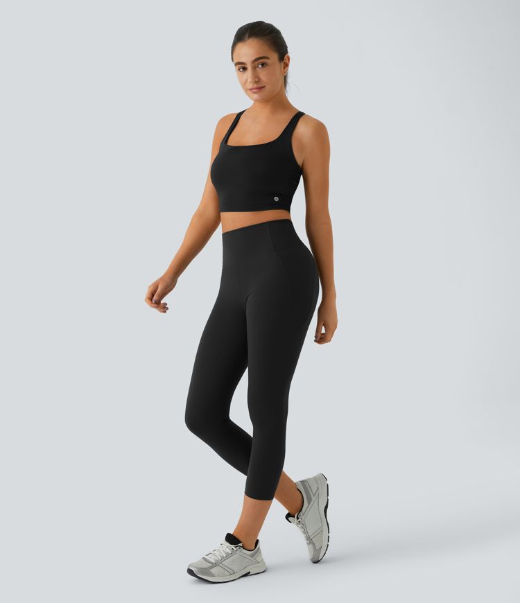 Legging de yoga gainant taille haute avec poches Halara UltraSculpt™