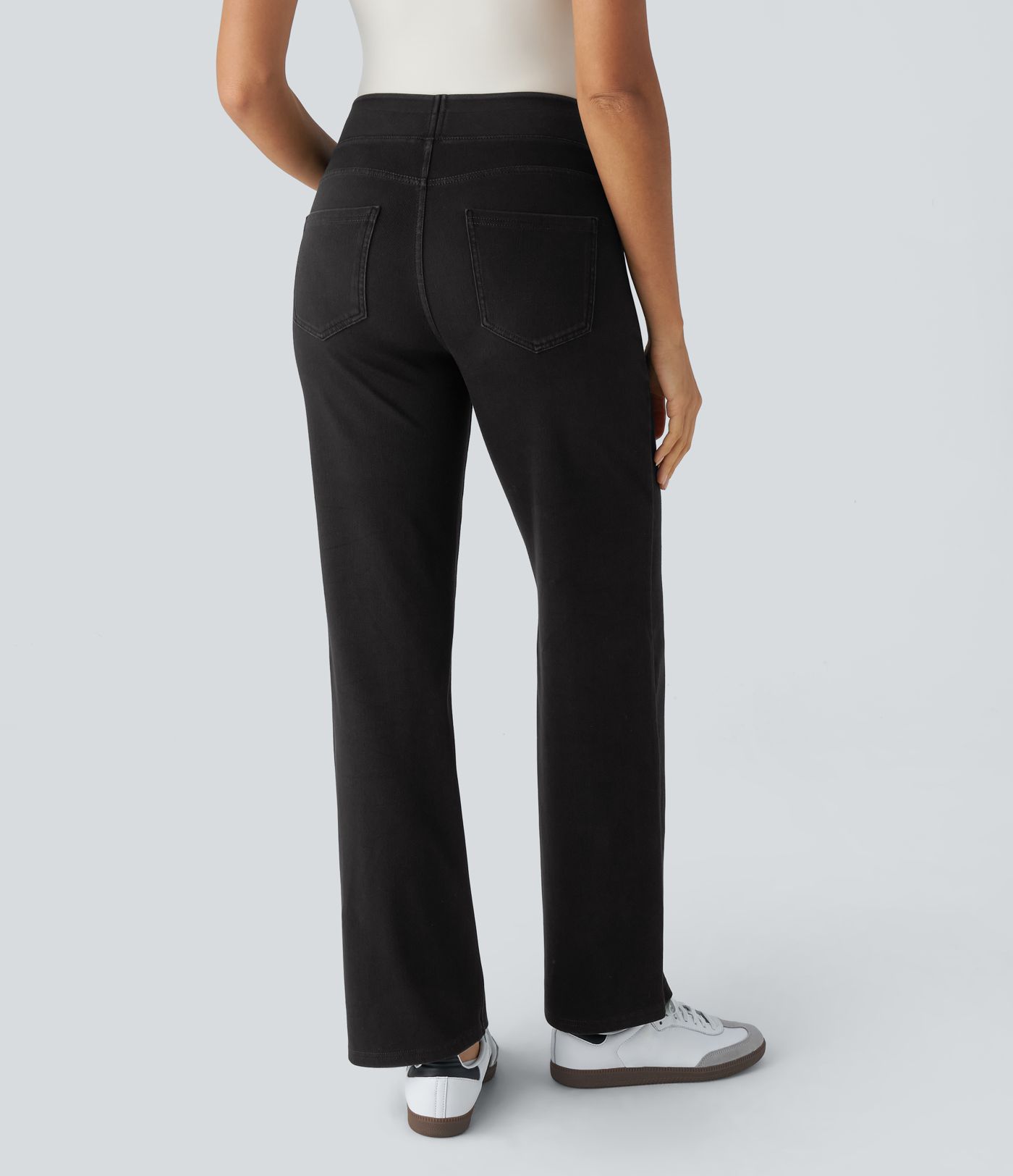 Halara Flex™ High Waisted Pockets Straight Leg Work Jeans