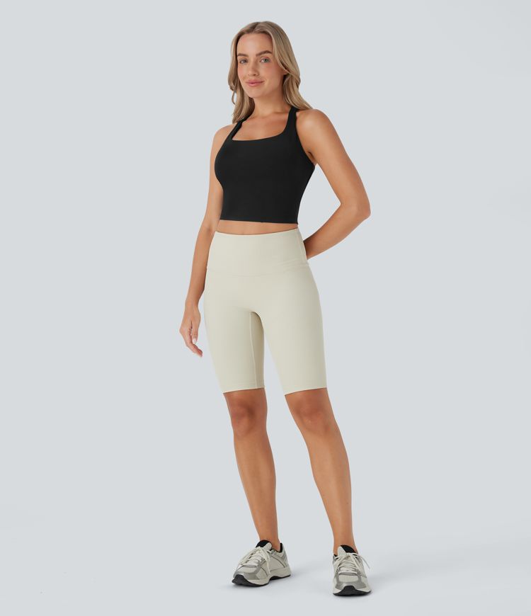 Cropped Yoga Tank Top D-F Cups