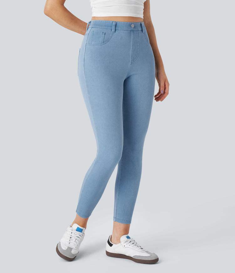 Halara Flex™ High Waisted Pockets Denim Work Leggings