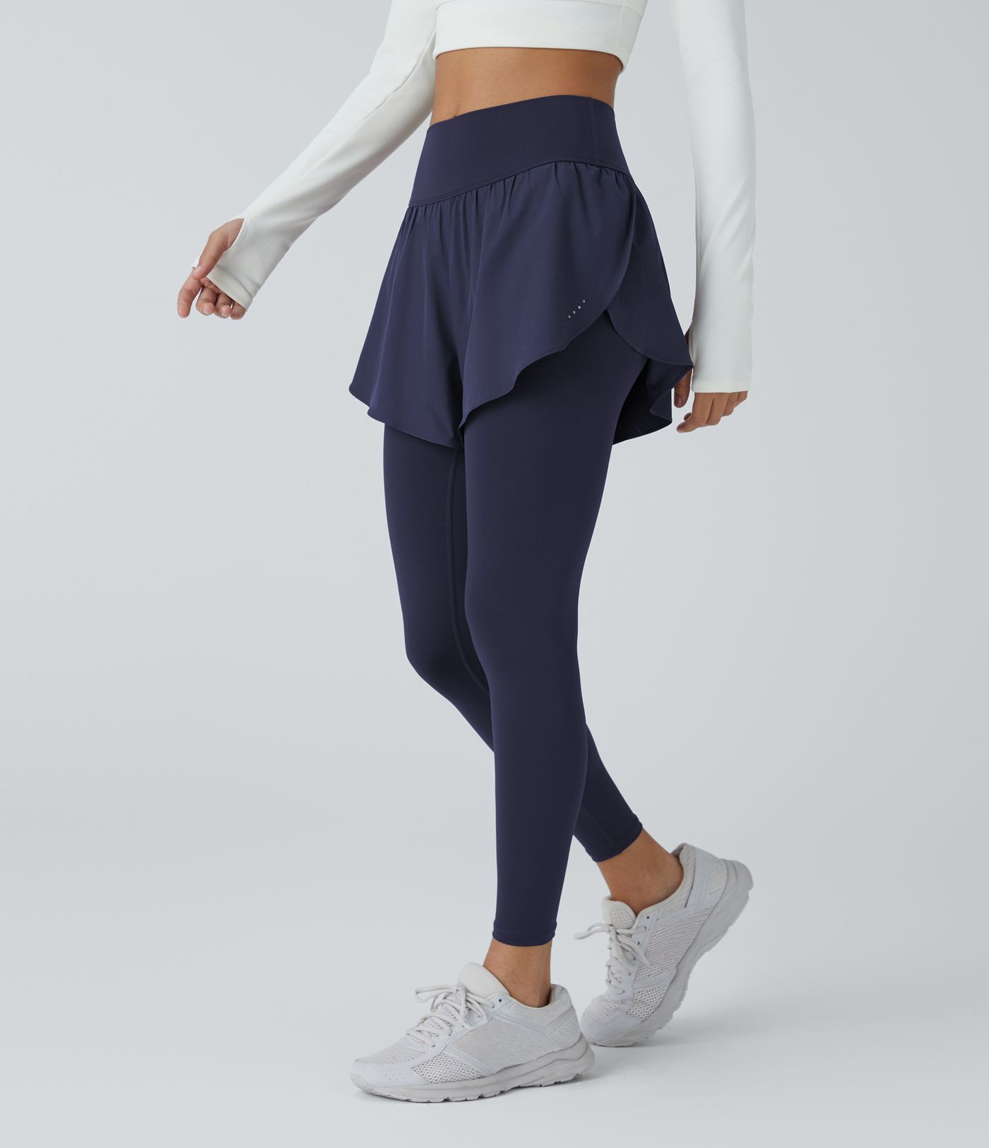 Breezeful™ Leggings de entrenamiento de talle alto 2 en 1 con bolsillo, puntos reflectantes y secado rápido Breezeful™ Leggings de entrenamiento de talle alto 2 en 1 con bolsillo, puntos reflectantes y secado rápido
