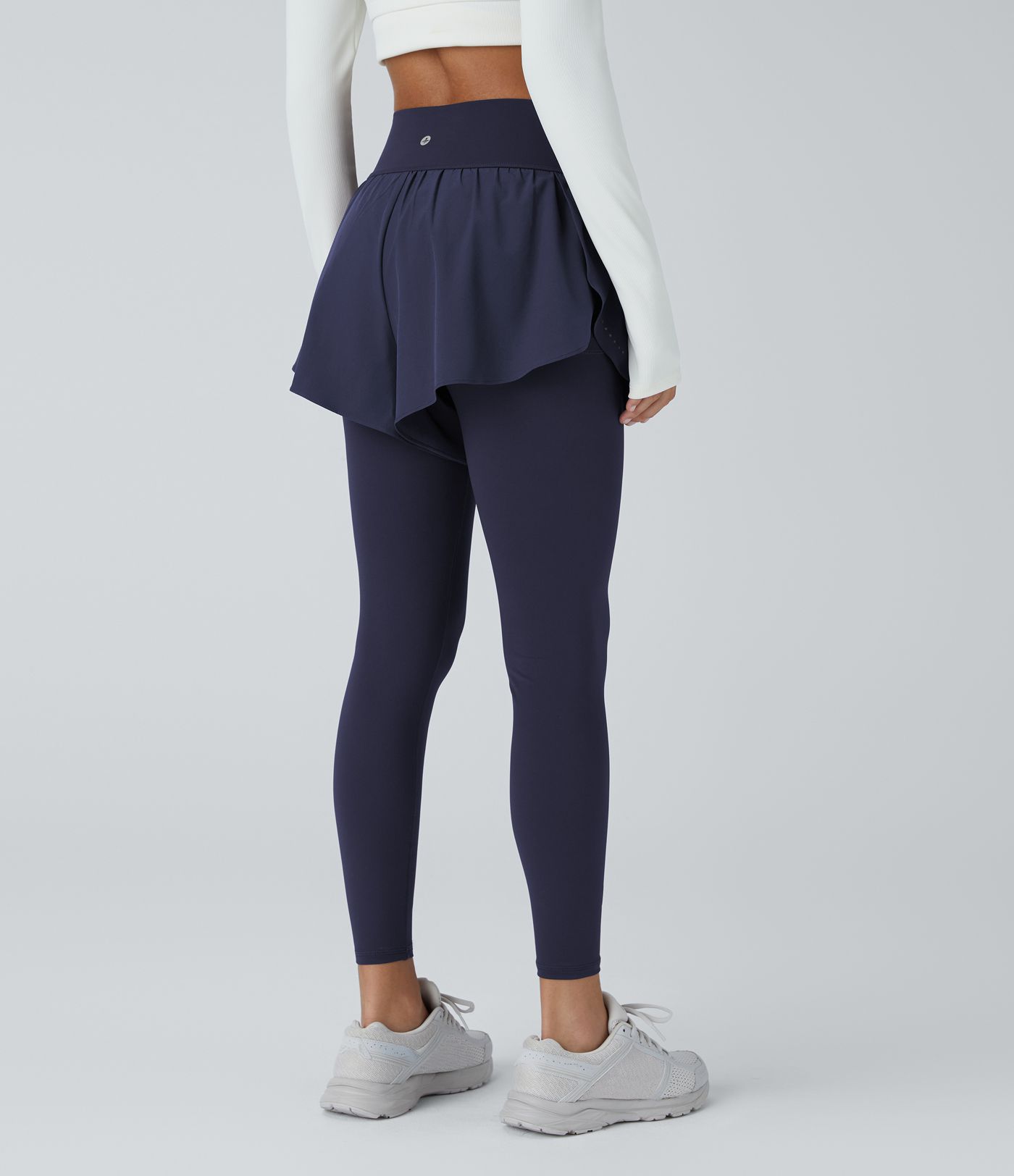 Leggings d'Entraînement Breezeful™ à Taille Haute avec Poches, Séchage Rapide, à Pois Réfléchissants 2-en-1