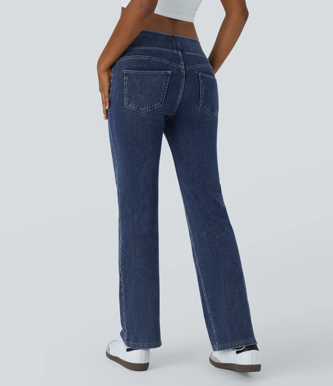Halara Flex™ Low Rise Pockets Casual Bootcut Jeans