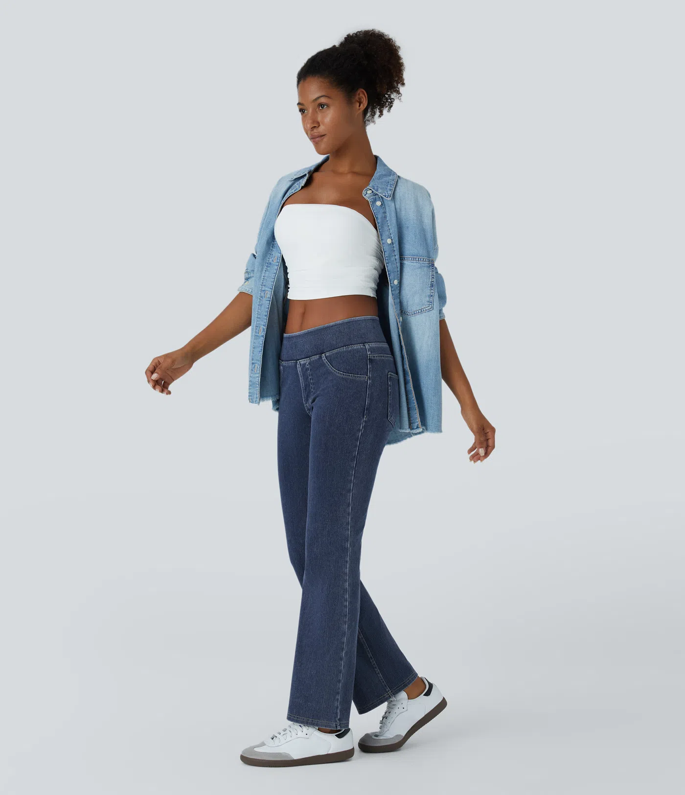 Halara Flex™ Low Rise Pockets Casual Bootcut Jeans