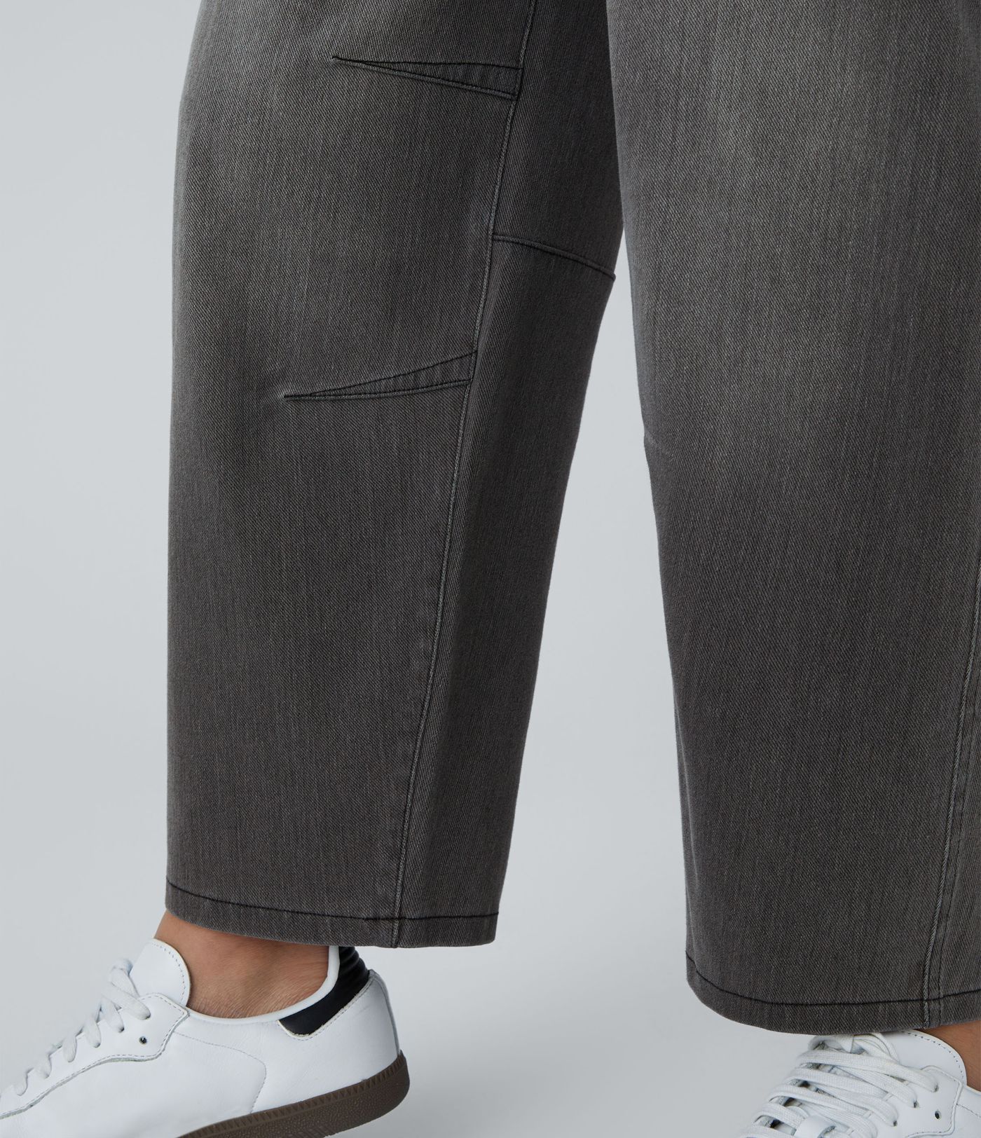 Halara Flex™ Hár-mistur Ruffle Hem Velvet Legging