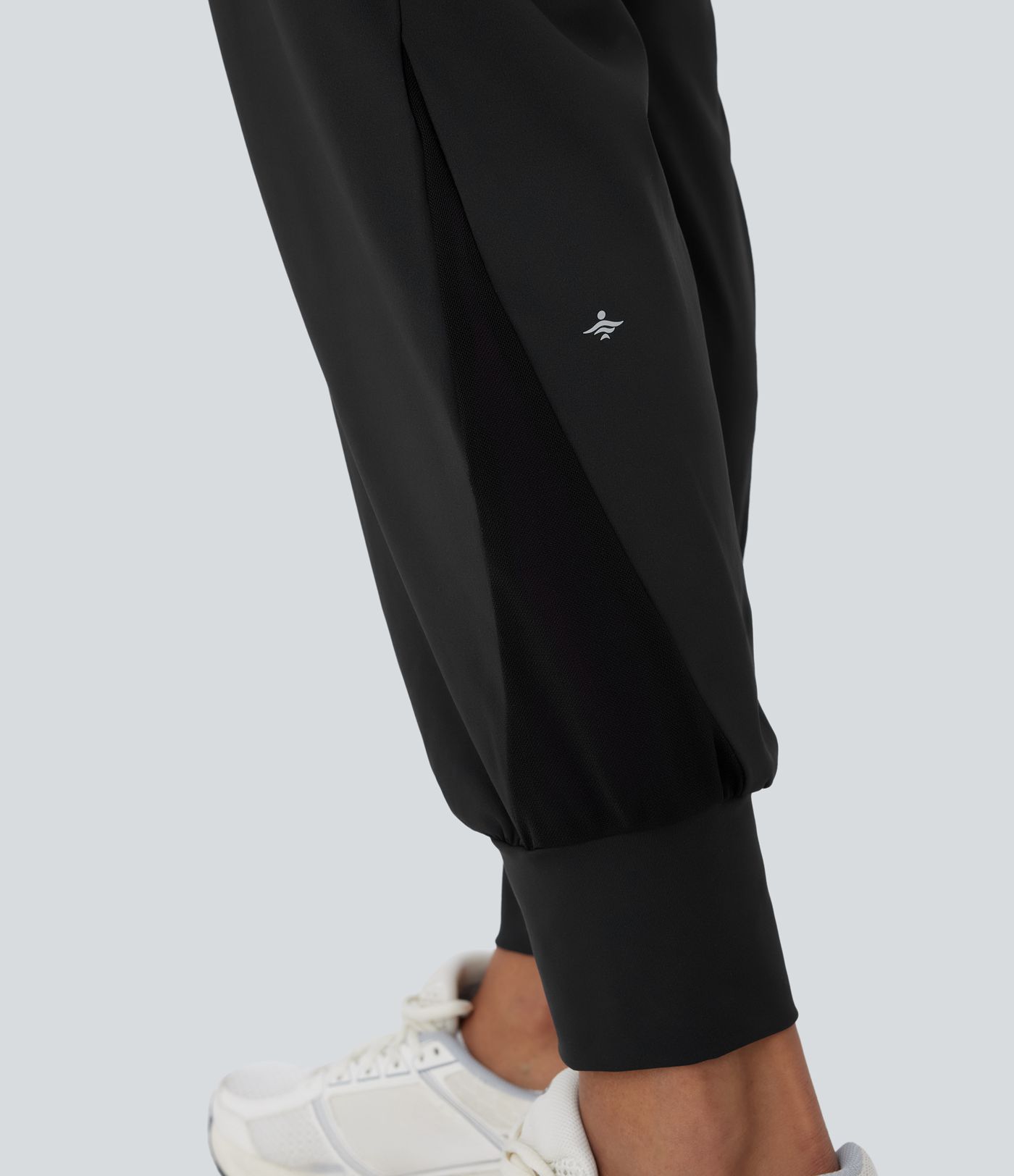 Joggers Softlyzero™ QuickDry correr secado rápido tiro alto bolsillo lateral malla contrastante