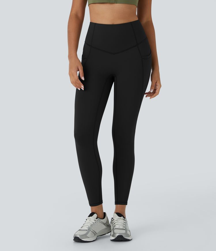 Leggings Softlyzero™ Plush yoga 7/8 bolsillo lateral tiro alto térmico