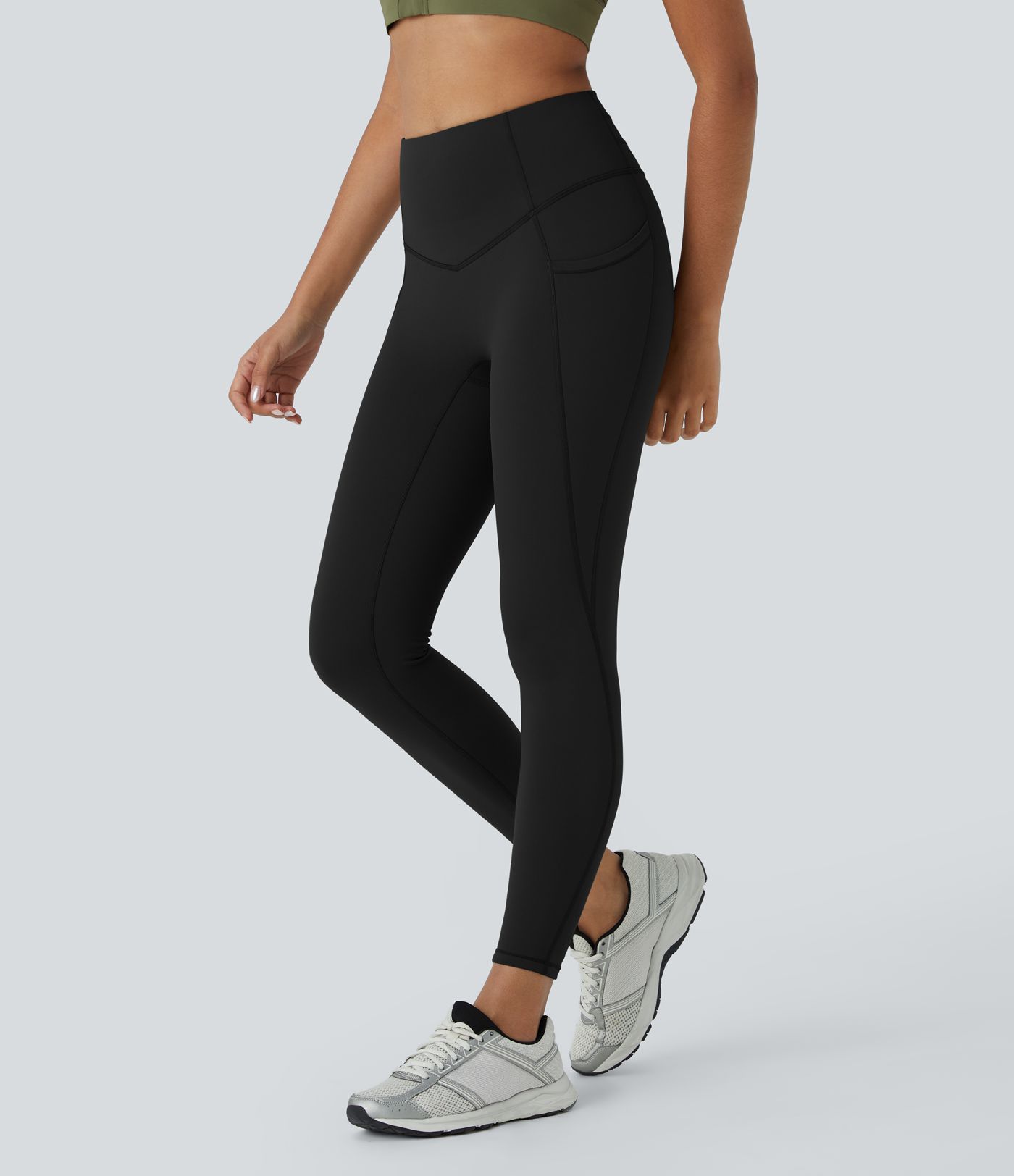 Leggings Softlyzero™ Plush yoga 7/8 bolsillo lateral tiro alto térmico