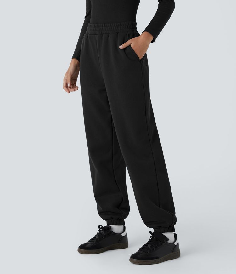 Pantalón deportivo térmico bolsillo lateral tiro medio