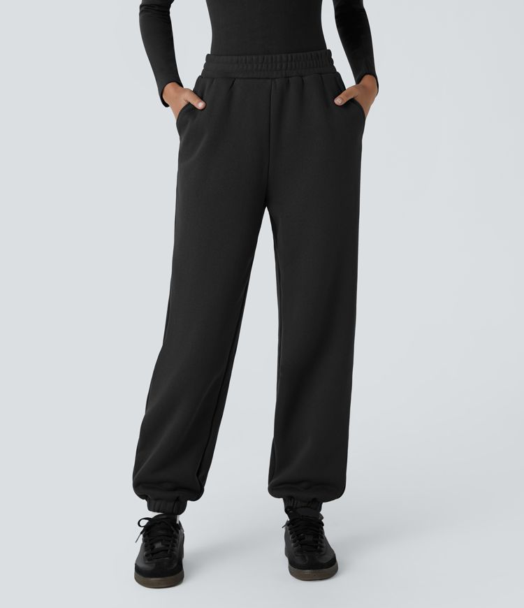 Pantalón deportivo térmico bolsillo lateral tiro medio