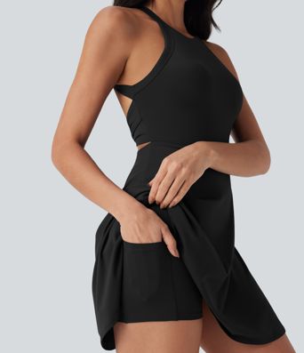 SoftlyZero™ Airy Cool Touch Dance Active Dress-Easy Peezy