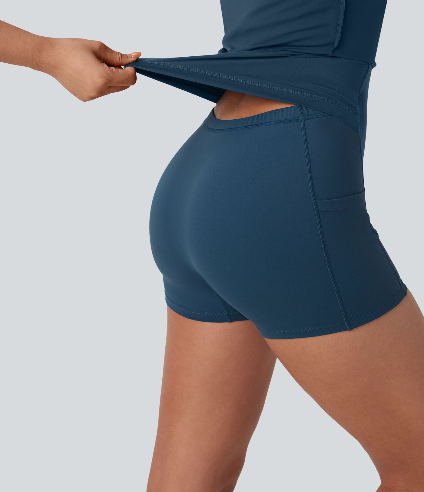 Softlyzero™ Airy, rückenfreies, gedrehtes Cool Touch-Tanz-Aktivkleid – Easy Peezy