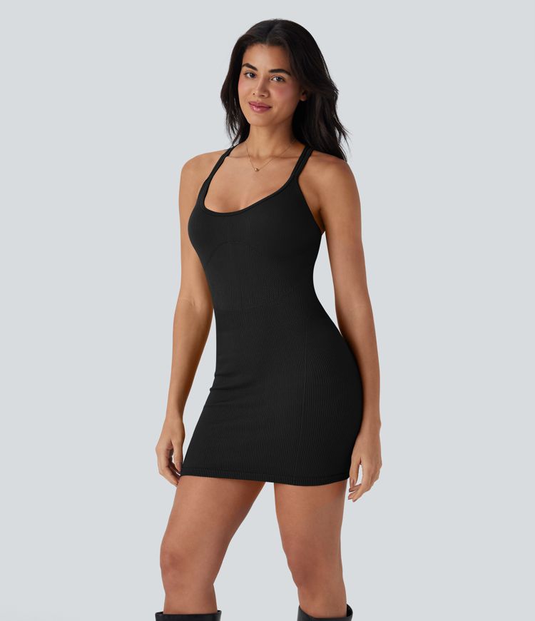 Robe mini ajustée sans couture OneForm Seamless Flow
